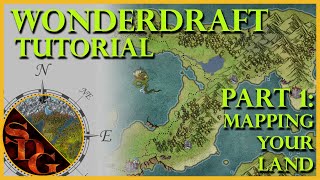 Intro To Wonderdraft Tutorial Part 1  Land [upl. by Ieppet]