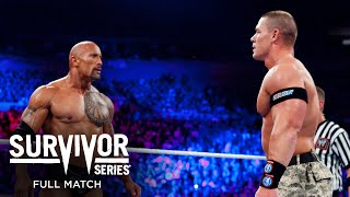 FULL MATCH  John Cena amp The Rock vs The Miz amp RTruth Survivor Series 2011 [upl. by Trude]