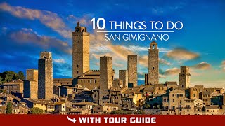 Things To Do In SAN GIMIGNANO Italy  TOP 10 [upl. by Ty]