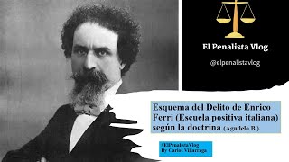 El Esquema del Delito según Enrico Ferri Escuela positiva italiana quotDelito Ferrianoquot [upl. by Diena]