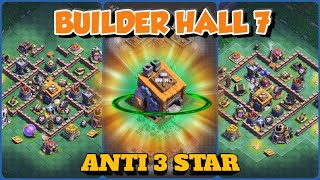 🔥TOP 10 BEST🔥 BUILDER HALL 7 BASE  REPLAY  BH7 ANTI WITCH AND PEKKA  BH7 BASE LAYOUT 2024 [upl. by Ytsur]