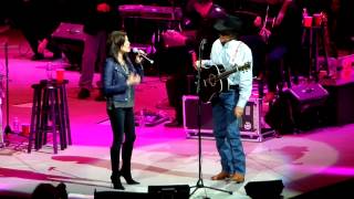 George Strait with Martina Mcbride 22814 quotGolden Ringquot PhiladelphiaPA [upl. by Smeaj85]