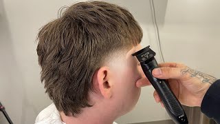 TEXTURED MULLET  STEP BY STEP  BARBER TUTORIAL [upl. by Ahsenyl]