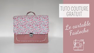 Tutoriel couture Cartable Fastoche [upl. by Temple652]