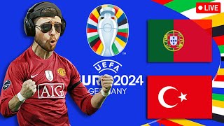 PORTUGALI VS TURQI  A DO KETE SIUUU FUTBOOM WATCHALONG [upl. by Milas791]