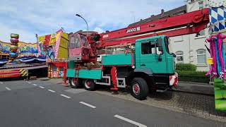 Aufbau Kirmes  Opbouw Kermis Geldern 2024 [upl. by Abixah744]