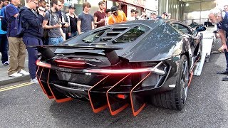 25Million Lamborghini Centenario CAUSES CHAOS in London [upl. by Modesty903]