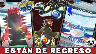 GROUDON Y KYOGRE PRIMIGENIOS regresan a POKEMON GO [upl. by Ezar994]