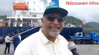 En direct depuis aux port international des comores Ahmed Abdallah Abderemane [upl. by Yrrot]