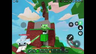 Skywars Sweating…Roblox Bedwars Part 2 [upl. by Yknip]