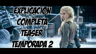 ⚔️🐺🕊️¿Qué significan las runas del teaser en Hen Linge  The witcher teaser temporada 2🕊️🐺⚔️ [upl. by Lewendal]