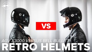 RETRO HELMET BATTLE  AGV X3000 versus Bell Bullitt [upl. by Ruy]