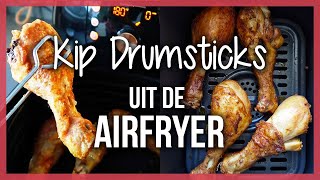 Kip Drumsticks uit de Airfryer rauw en voorgebakken [upl. by Nemad]