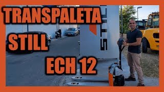 INSTRUCCIONES DE USO Y MANEJO COMO FUNCIONA LA TRANSPALETA ELÉCTRICA STILL ECH 12 [upl. by Elsbeth606]