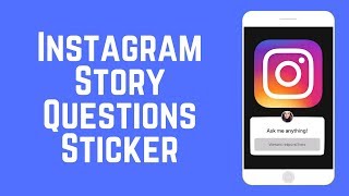 How to Use Instagram Story Questions Stickers  New IG Feature [upl. by Nahtal]