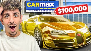 Taking a Gold Bugatti to CarMax to See What They Offer… [upl. by Neysa3]