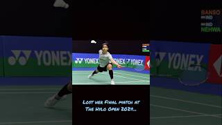 MALVIKA BANSOD lost her Final Match at the Hylo Open 2024 india badminton bwftourbwf hyloopen [upl. by Lenahtan250]