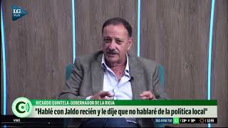 Ricardo Quintela quotLe dije a Jaldo que no voy a hablar de la conducta de los compañeros de Tucumánquot [upl. by Fihsak712]