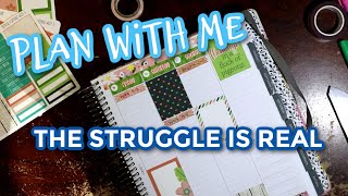 PLAN WITH ME  A STRUGGLE KINDA WEEK [upl. by Ynnad]