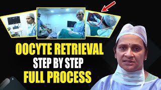 OOCYTE RETRIEVAL step by step procedure by Dr Geetha Reddy ART specialist Amrutha Fertility Centre [upl. by Cyn]