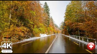 Relaxing Winter Drive in Switzerland Drive into Tranquility 4K 🇨🇭 [upl. by Ehc]