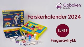 Adventskalender Den gale forskeren  24 KULE vitenskapelige eksperimenter  Luke 9 Fingeravtrykk [upl. by Joshia]