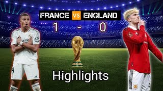 France 🆚 England FIFA World Cup Match Highlights  Football [upl. by Alaj]