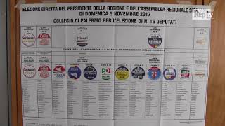 Regionali Sicilia il presidente Mattarella vota a Palermo [upl. by Nomma]