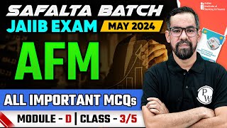 JAIIB May 2024  JAIIB AFM  Module D  Class 35  AFM Important Questions  JAIIB Exam 2024 [upl. by Annaer246]