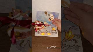 How to make a 3D Santa Sleigh Cookie integrated with led paper circuits [upl. by Anizor]