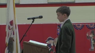 Middleschool Holds Mock Debate [upl. by Guenevere]