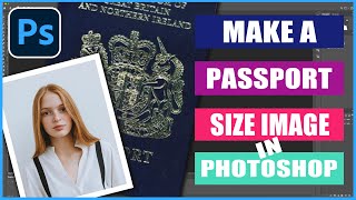 In PHOTOSHOP how to make a passport size photograph  Photoshop tutorials [upl. by Airalednac]