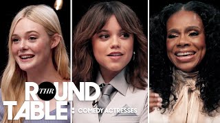 Comedy Actress Roundtable Jenna Ortega Sheryl Lee Ralph Elle Fanning Ayo Edebiri amp More [upl. by Cornelie647]