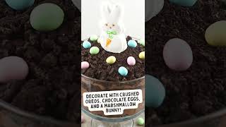 Easter Bunny Oreo Dirt Cake Trifle Recipe [upl. by Naehgem748]