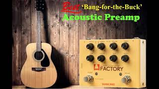 Sonicake A Factory Acoustic Guitar Effects Preamp Review [upl. by Lanny]