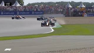 BBC F1 Coverage of the opening lap 2021 British GP [upl. by Okun]