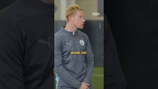 Kevin De Bruyne FUMES about his new PACE RATING 😂 shorts football soccer [upl. by Merrell154]