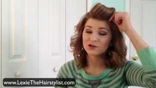 How To Style amp Curl Your BangsFringe  Quick Easy Tutorial [upl. by Warfeld]