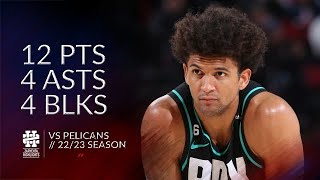 Matisse Thybulle 12 pts 4 asts 4 blks vs Pelicans 2223 season [upl. by Nevear540]