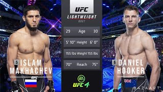 ISLAM MAKHACHEV VS DANIEL HOOKER FULL FIGHT UFC 267 [upl. by Joell]