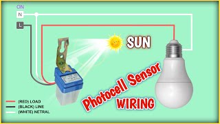 Photocell Sensor Wiring Diagram  Electrical Simulation [upl. by Vivica]