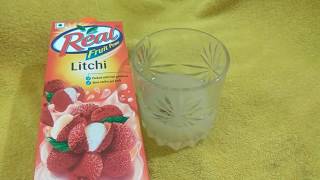 Review Dabur REAL Fruit power Litchi juice in Hindi Real juice review in hindi litchi juice review [upl. by Suoicerpal]