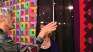 Kaffe Fassett Exhibit at IQA Houston 2013 [upl. by Truman]