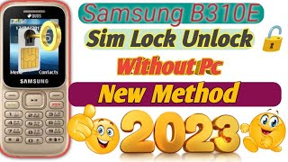 Samsung B310ESim Lock Unlock 🔓 Without Pc amp LaptopEasy Method 2023unlock [upl. by Releyks]