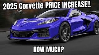 Official 2025 C8 Corvette Price Increase What is GM thinking [upl. by Ainad]