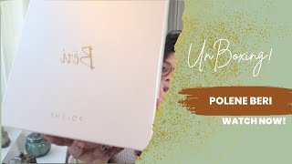 POLENE UNBOXING  BERI First impressions [upl. by Jamal]