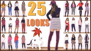 25 OUTFITS  FALL LOOKBOOK 2018 🍁 HERBST FASHION  KINDOFROSY [upl. by Anahsak]