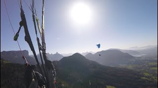 Vol parapente Anglettaz  Villaz [upl. by Eillit631]