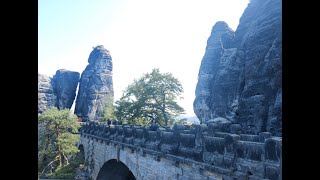 Bastei Bridge I Saxon Switzerland I Little Switzerland in Germany [upl. by Hennessy650]