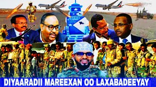 Dawo diyaaradii mareexaan ee cabudwaaq oo laduqeeyey dagaal culus daarood hawiye samaydono [upl. by Aeduj69]